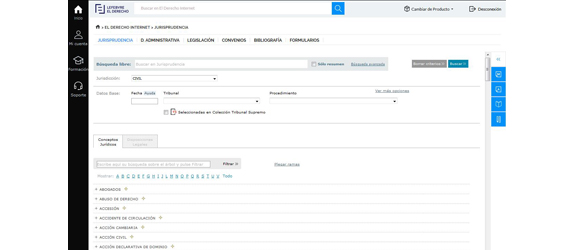 Base de dades jurídica El Derecho