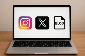 Diferències entre Twitter, Instagram i un blog.