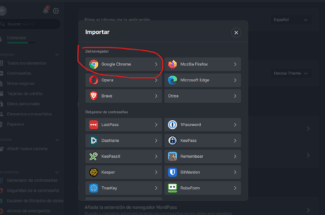 ¿Cómo importar contraseñas de Chrome a Nordpass?